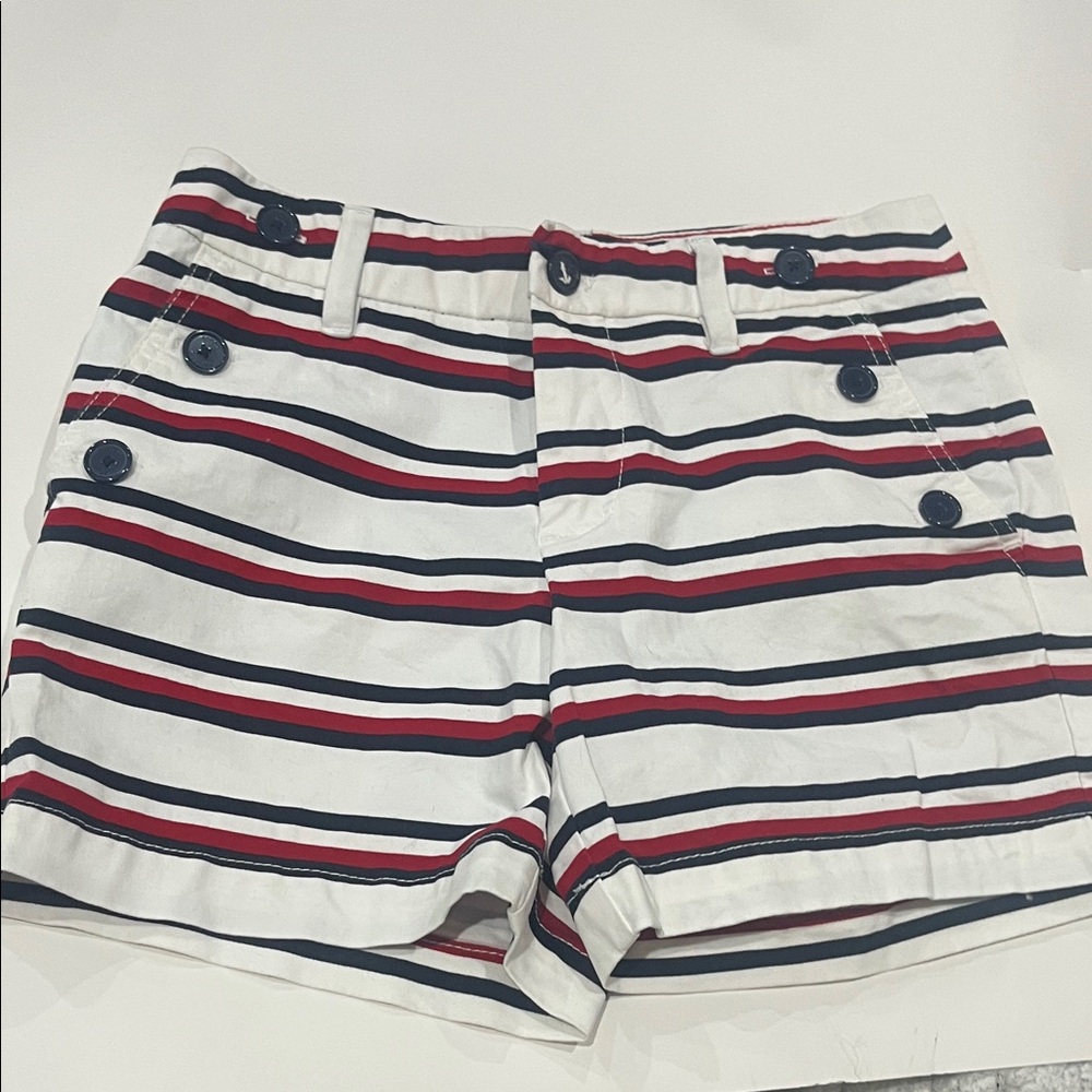 Tommy Hilfiger Striped Red, Blue, & White Preppy Shorts